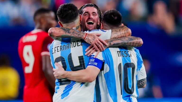 ¡Otra más! Argentina venció a Canadá y está en la final de la Copa América